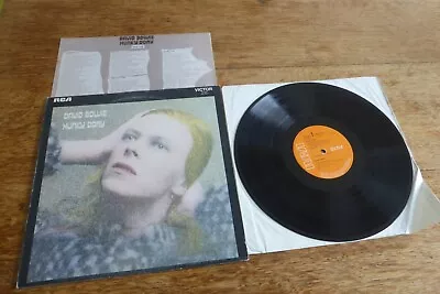 David Bowie - Hunky Dory UK 1972 RCA Victor SF 9244 Rasputin Glam Rock LP • £74.99