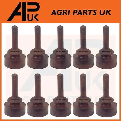 10x Bonnet Panel Rubber Pad Grommet For Massey Ferguson 35X 65 135 165 Tractor • £5.59