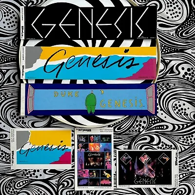 10Choices Vintage 1982 GENESIS Phil Collins Bumper Sticker + Mini Posters UNUSED • $9.95