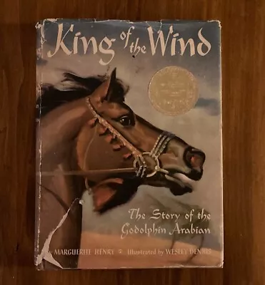 MARGUERITE HENRY King Of The Wind SIGNED 1963 HB With DJ • $39.95