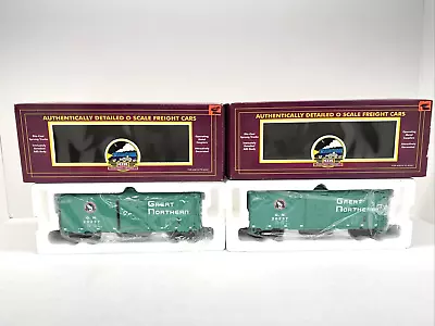 MTH Premier Lot Of (2) 20-93014 Great Northern #20237 40’ Single Door BC O  Used • $99.99