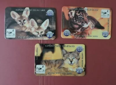 Three Phonecards (remote) With An Animal Theme.  No Value Collectors Item Lot 2 • £1.69