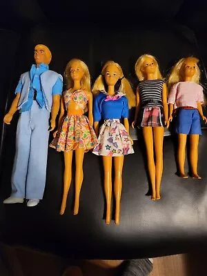 Vintage Malibu Barbie & Ken PJ Skipper And Francie • $125