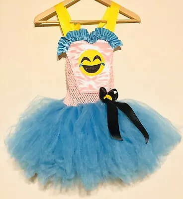 Fun Tulle Cupcake Pageant Birthday Costume Dress Gown One Piece Little Girls • $11.96