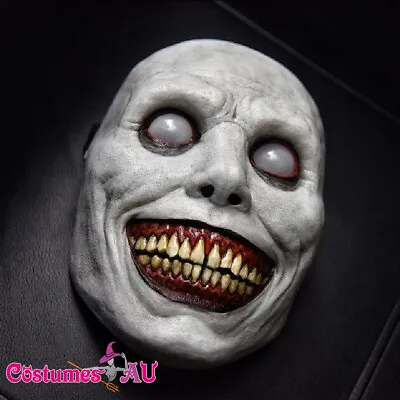 Halloween Monster Dead Smiling Demons Zombie Scary Face Mask Latex Horror • $18.99