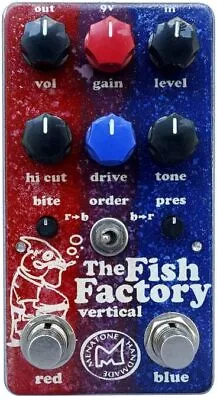 Menatone The Fish Factory Vertical Overdrive Guitar Effects Pedal • $369.99