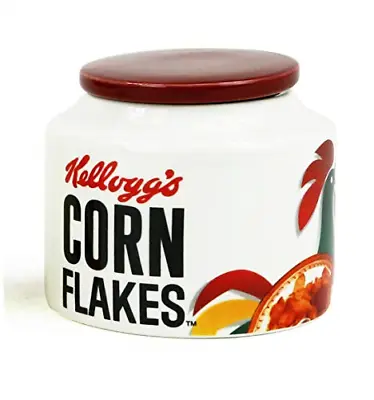 Kellogg's Porcelain Sugar Tea And Coffee Canister - Ceramic Storage Jar Caddy - • £16.69