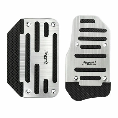 $6.86 • Buy Non-Slip Automatic Gas Brake Foot Pedal Pad Cover Car Accessories Parts Silver