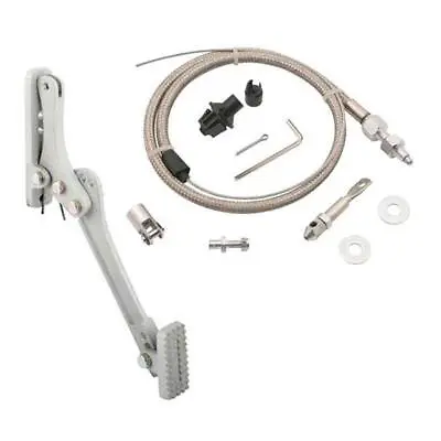 Cast Aluminum Accelerator Throttle Pedal & Mr Gasket Cable Kit • $72.99