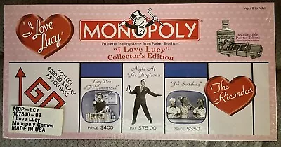 Monopoly Game 50th Anniversary I Love Lucy Collector’s Edition New & Sealed! • $79.99