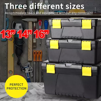 3PCS Tool Storage Box Set Lock Organiser Portable Handle Garage 13  14  16  • $36.90