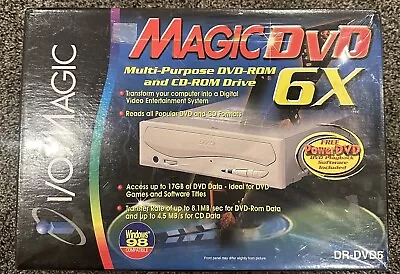 I/O Magic MagicDVD 6x Multi Purpose DVD-ROM And CD-ROM Burner. • $25