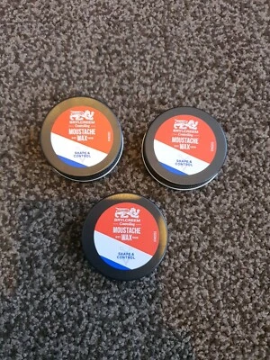 £4.99 • Buy Brylcreem Moustache Wax Shape & Control 20g X 3 Face, Beard, Grooming, Hair