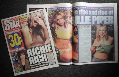 £11.99 • Buy Daily Star Newspaper 16 Jan 2006 . Doctor Who Billie Piper Front Cover & Feature