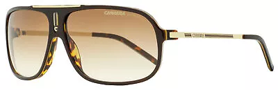 Carrera Wrap Sunglasses Cool CSVID Brown/Havana/Gold 65mm • $49