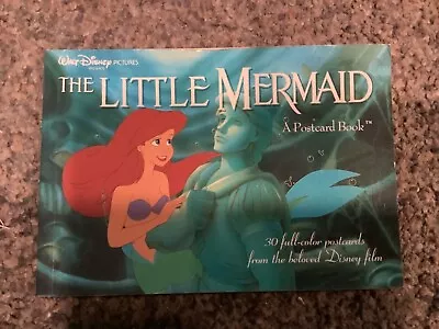 LITTLE MERMAID POSTCARD BOOK By Disney Book -S • $7.50