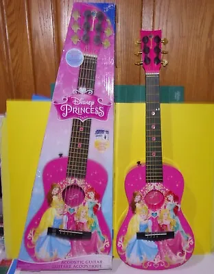 $38.23 • Buy Walt Disney Princess Pink First Act Acoustic Guitar Level 3 - 6 String 31  Long