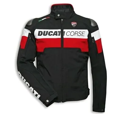 Men Ducati Motorbike Summer Waterproof Textile Motorcycle Jackets Riding Pro • $119