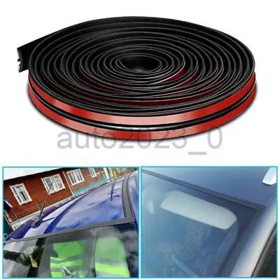 4M Rubber Seal Strip Car Windshield Trim Edge Molding Protector Guard Weather US • $12.98