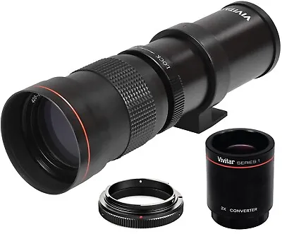 420-1600mm Telephoto Zoom Lens For Canon EOS EF Mount Digital SLR Cameras • $149.99