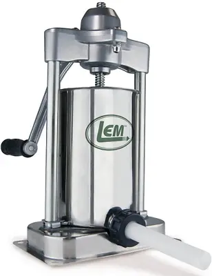 Vertical Stainless Steel 5 Pound Capacity Sausage Stuffer W/ Stuffing Tubes NEW • $233.99
