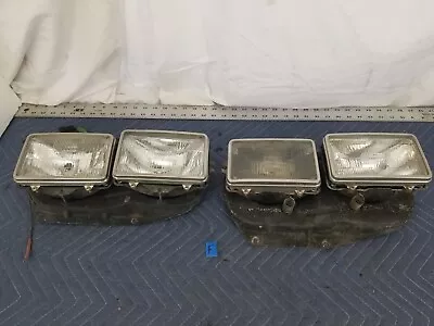 1978-1985 Volvo 240 244 245 Left & Right Quad Square USA Headlight Pair #2634E • $179.99