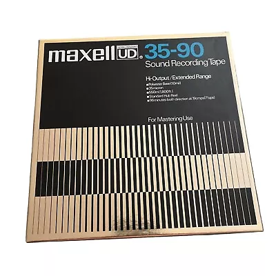 New Open Box MAXELL GOLD UD 35-90 Hi Output Blank Reel To Reel Recording Tape • $24.99