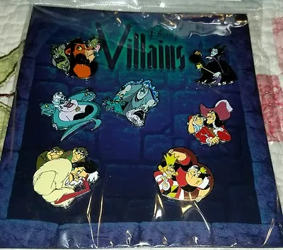 Disney Pins Villains Booster Set  NEW FREE SHIPPING  • $32