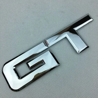 For 15-22 Ford Mustang GT Rear Emblem Silver Badge Replacement Truck Lid 7  OEM • $16.99