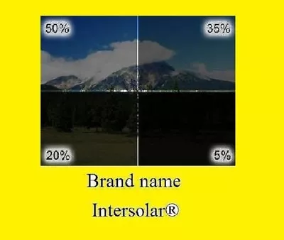 $25 • Buy Window Tint Film 30 X10ft Roll 2 PLY Black 35% Car House Commercial Intersolar 