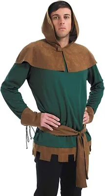 £35.99 • Buy Mens Robin Hood Costume Adult Prince Of Thieves Outlaw Fancy Dress M L XL Archer