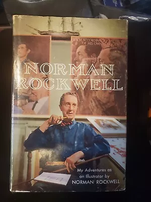 1960  NORMAN ROCKWELL  (My Adventures As An Illustrator) Stated 1st Edition HC • $16.95