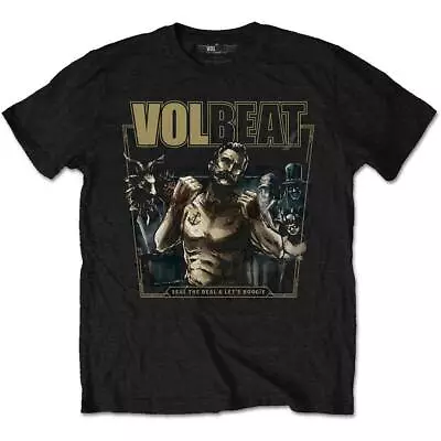 Men's Volbeat Seal The Deal Slim Fit T-shirt XX-Large Black • $28.04