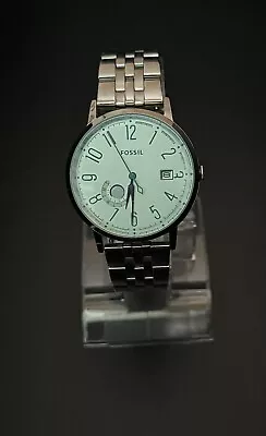 Fossil ES3956 Muse Silver Tone Green Crystal Analog Quartz Women’s Wristwatch • $29.99