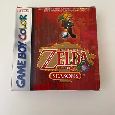 The Legend Of Zelda Oracle Of Seasons - Gameboy Color GBC Boxed Complete In Box • £53