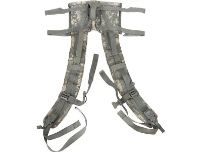 US MILITARY MOLLE ENHANCED SHOULDER STRAPS With QR STRAPS ACU For LARGE RUCKSACK • $22.90