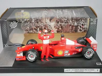 Hot Wheels F1 1/18 Ferrari Spa Francorchamps F2001 52th M Schumacher Box 126935 • $74.49