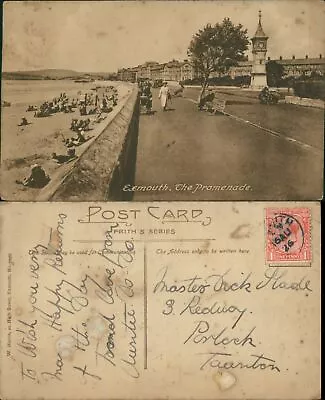 £4.50 • Buy Exmouth Promenade 1926 Cancel W Harris Local Publisher 72955