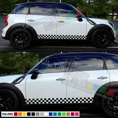 Sticker Decal For Mini Countryman R60 Side Stripes Cooper Door Mirror JCW Handle • $73