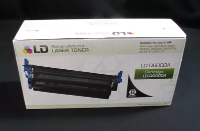 LD Q6000A Black Laser Toner Cartridge For HP Color LaserJet • $14.99