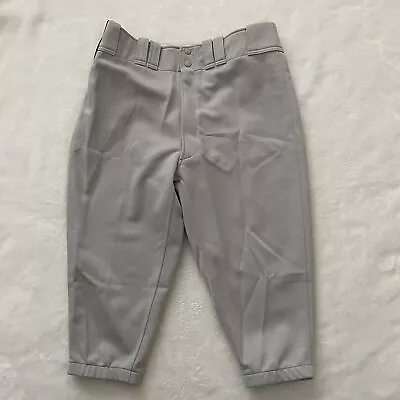 Mizuno Solid Gray Short Baseball Pants Sz Adult XL • $25