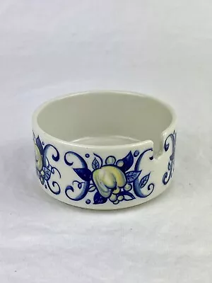 Villeroy & Boch CADIZ Porcelain Small Ashtray Individual Blue Gold Pattern  • $10.95