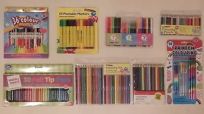 Selection Of Varied Pencil And Pen Packs (Choice Of 7) • £2.25