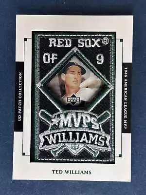 2003 UD Patch Collection MVPs Ted Williams Patch Boston Red Sox . • $12.95