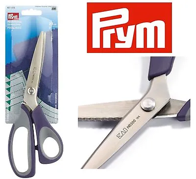 Prym Pinking Shears Zig Zag Scissors Serrated Dressmaking 9 /23cm Fabric Sewing • £38.99