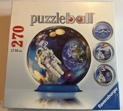 3-D World Globe Ravensburger Puzzle Ball 240 Pieces Complete With Stand VGUC • $40