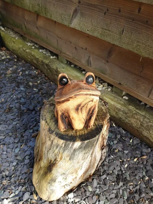 £24.99 • Buy Chainsaw Carved Frog