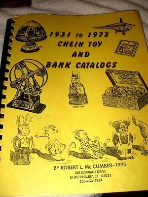 Vintage 1931 J Chein Pail/drum Toy History & Bank Catalogs Book Out-of-print Oop • $42.99