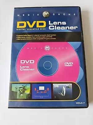 Media Cache DVD Lens Cleaner Disc MCLC-7 Original Case DVD TV Game Consoles • $19.99