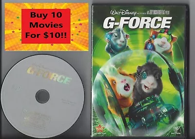 G-Force (DVD 2009) Disney Family Thriller Disc & Cover Art Only 10 For $10! • $3.97